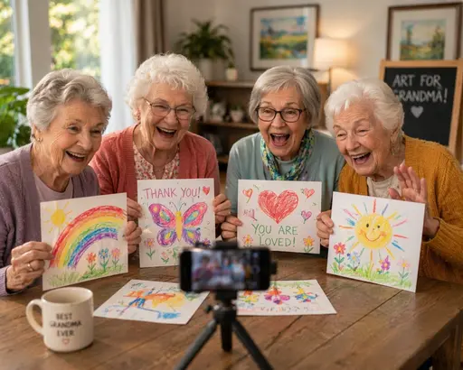 Older adults participating in a group activity